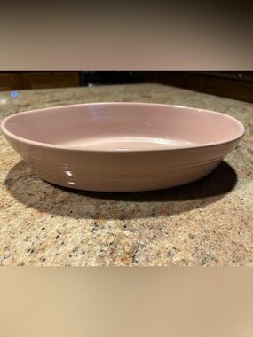 Mason Cash “Country Charm” Oval Earthenware Baking Dish 7.25”x11 Made in England